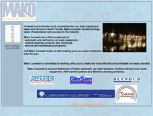 Tablet Screenshot of makocarwash.com